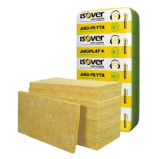 Мінераловатний утеплювач для звукоізоляції ISOVER Akuplast Plus, 50 х 600 х 1200 мм