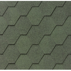 БИТУМНАЯ ЧЕРЕПИЦА SUPERGLASS HEX 03 AMAZON GREEN
