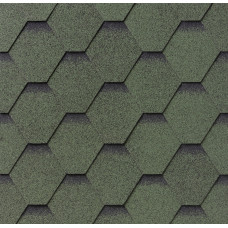 БИТУМНАЯ ЧЕРЕПИЦА SUPERGLASS HEX 23 AMAZON GREEN ULTRA