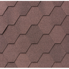 БИТУМНАЯ ЧЕРЕПИЦА SUPERGLASS HEX 07 DUAL BROWN