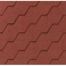 БИТУМНАЯ ЧЕРЕПИЦА SUPERGLASS HEX 10 TILE RED