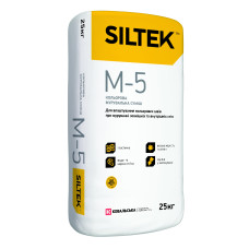 ЗАТИРОЧНА СУМІШ ДЛЯ ШВІВ ЦЕГЛИ ТА ПЛИТКИ SILTEK М-5 Z СІРА