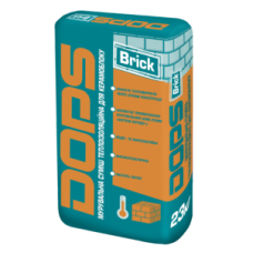 Мурувальна суміш теплоізоляційна для керамоблоків DOPS BRICK, 20 кг