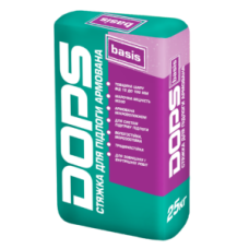 DOPS BASIS Стяжка для підлоги армована 25 кг