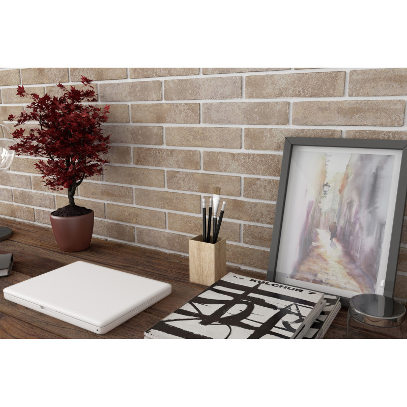 ПЛИТКА GOLDEN TILE BRICKSTYLE BAKER STREET БЕЖЕВИЙ 250x60x10 мм ПЛИТКА GOLDEN TILE BRICKSTYLE BAKER STREET БЕЖЕВИЙ 250x60x10 мм