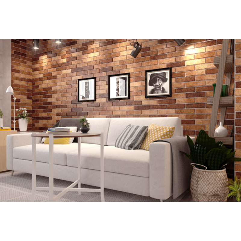 Плитка GOLDEN TILE BRICKSTYLE SEVEN TONES ПОМАРАНЧЕВИЙ 250x60x6 мм Плитка GOLDEN TILE BRICKSTYLE SEVEN TONES ПОМАРАНЧЕВИЙ 250x60x6 мм