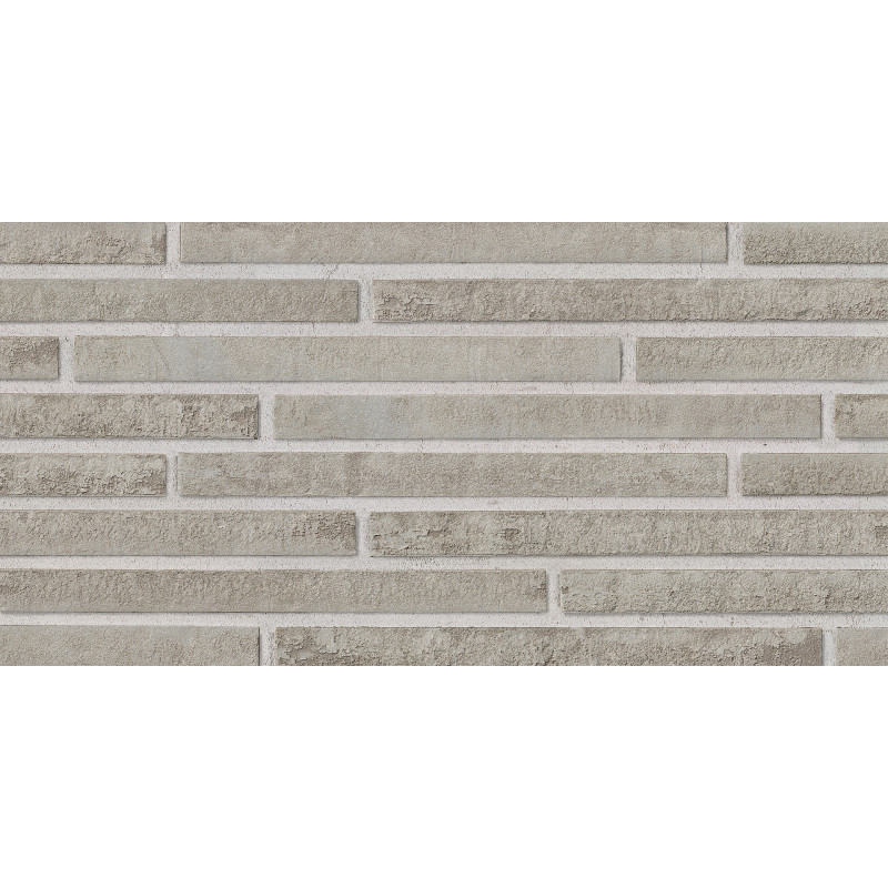 Клінкерна плитка STROEHER Riegel 50 колір 452 Silber-grau used look, 490x14x40 мм