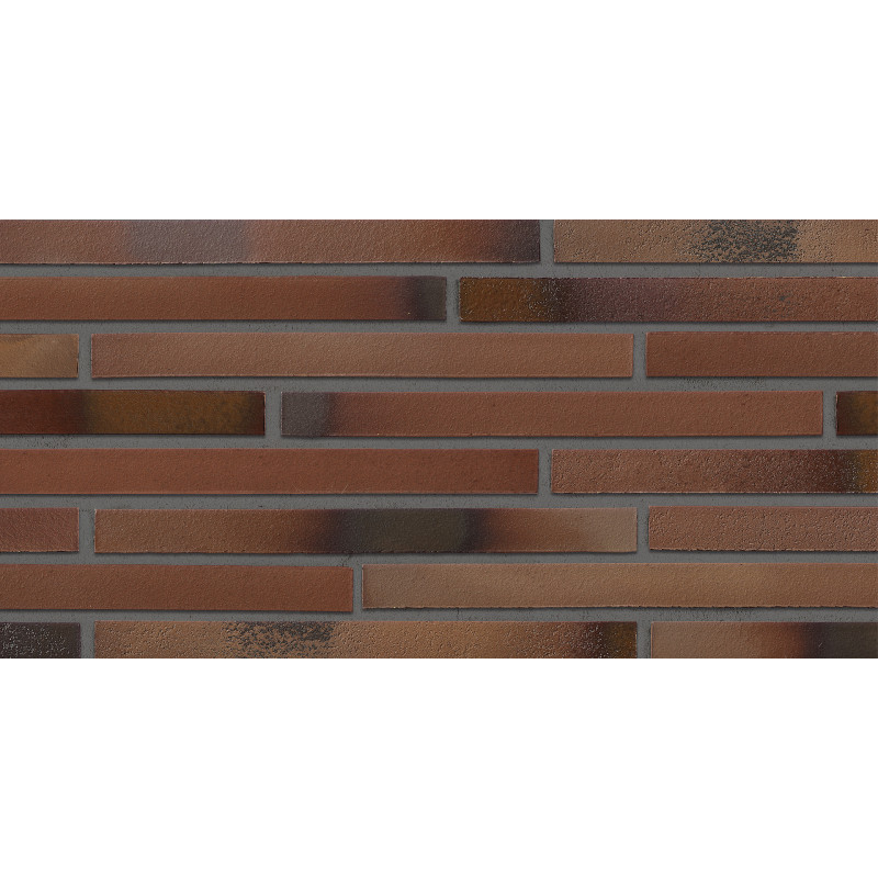 Клінкерна плитка STROEHER Riegel 50 колір 455 braun-blau, 490x14x40 мм