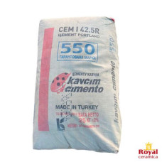 Портландцемент Kavcim Cimento М550 CEM I 42,5 R Д0, Турецький цемент, 25 кг